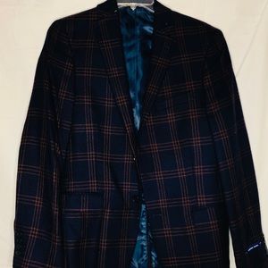 Stafford Signature Men’s Plaid Blazer Slim Fit